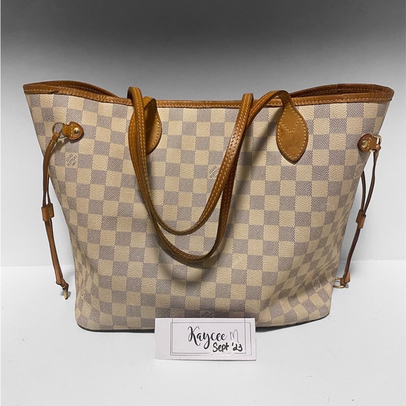 Louis Vuitton Handbags - (SOLD). Authentic Louis Vuitton Neverfull MM Azur